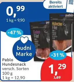 Budni Pablo Hundesnack Angebot