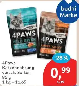 Budni 4Paws Katzenfutter Angebot