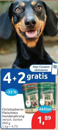 Budni Christopherus Fleischmix Hundennahrung Angebot