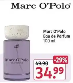 Rossmann Marc O'Polo Eau de Parfum Angebot