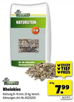 Hagebau Mr. GARDENER Rheinkies Angebot