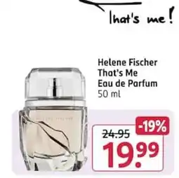 Rossmann Helene Fischer That's Me Eau de Parfum Angebot