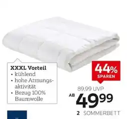 XXXLutz XXXL Vorteil SOMMERBETT Angebot