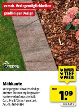 Hagebau Mr. GARDENER Mähkante Angebot
