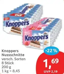 Budni Knoppers Nuss schnitte Angebot