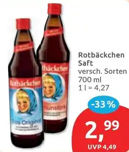 Budni Rotbäckchen Saft Angebot