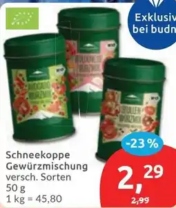 Budni Schneekoppe Gewürzmischung Angebot