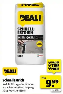Hagebau DEAL! Schnellestrich Angebot