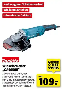 Hagebau Makita Winkelschleifer „GA9050R“ Angebot