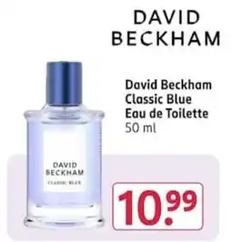 Rossmann David Beckham Classic Blue Eau de Toilette Angebot