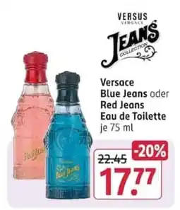 Rossmann Versace Blue Jeans oder Red Jeans Eau de Toilette Angebot