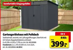Hagebau Gartengerätehaus mit Pultdach Angebot
