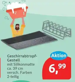 Budni Geschirrabbtropf-Gestell mit Silikonmatte Angebot