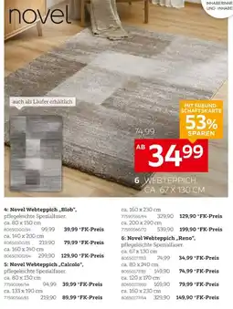 XXXLutz Novel Webteppich „Reno“ Angebot