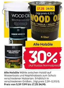 Rusta WOOD OIL Angebot