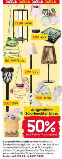 Rusta Ausgewählte Solarleuchten Angebot