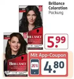 Rossmann Brilliance Coloration Packung Angebot