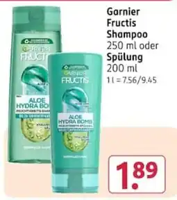 Rossmann Garnier Fructis Shampoo Angebot