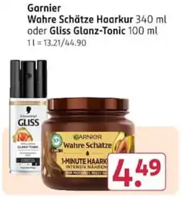 Rossmann Garnier Wahre Schätze Haarkur Angebot