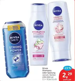 Budni Nivea Shampoo oder Spülung Angebot