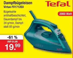 Zimmermann Dampfbügeleisen Virtuo FV1712E0 Tefal Angebot