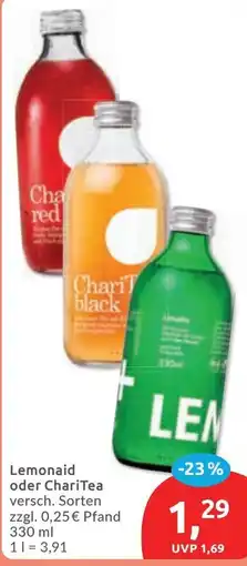 Budni Lemonaid oder ChariTea Angebot