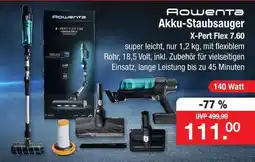Zimmermann Rowenta Akku-Staubsauger X-Pert Flex 7.60 Angebot