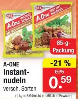 Zimmermann A-ONE Instant-nudeln Angebot