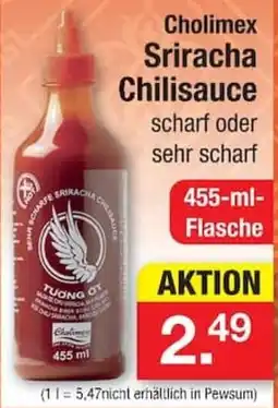 Zimmermann Cholimex Sriracha Chilisauce Angebot