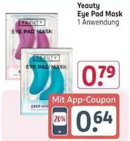 Rossmann Yeauty Eye Pad Mask Angebot