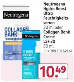 Rossmann Neutrogena Hydro Boost Ultra Feuchtigkeits-serum Angebot