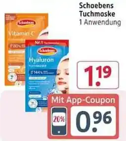 Rossmann Schaebens Tuchmaske Angebot