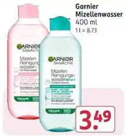 Rossmann Garnier Mizellenwasser Angebot
