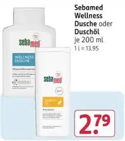 Rossmann Sebamed Wellness Dusche oder Duschöl Angebot