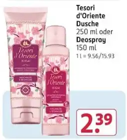 Rossmann Tesori d'Oriente Dusche Angebot