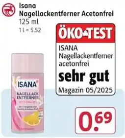 Rossmann Isana Nagellackentferner Acetonfrei Angebot