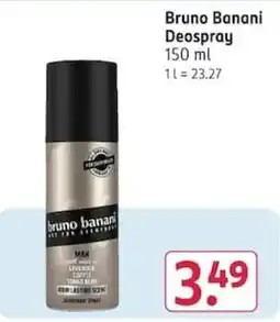 Rossmann Bruno Banani Deospray Angebot