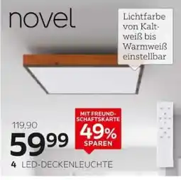 XXXLutz novel 4 LED-DECKENLEUCHTE Angebot