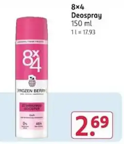 Rossmann 8x4 Deospray Angebot