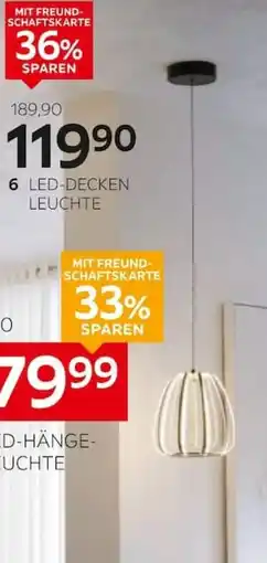XXXLutz 6 LED-DECKENLEUCHTE Angebot