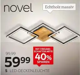 XXXLutz novel 5 LED-DECKENLEUCHTE Angebot