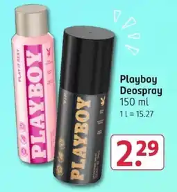 Rossmann Playboy Deospray Angebot
