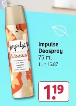 Rossmann Impulse Deospray Angebot