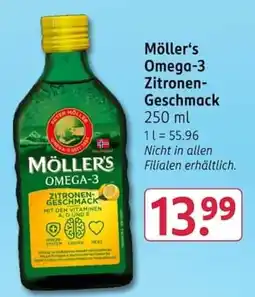 Rossmann Möller's Omega-3 Zitronen-Geschmack Angebot