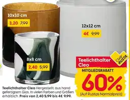 Rusta Teelichthalter Cleo Angebot