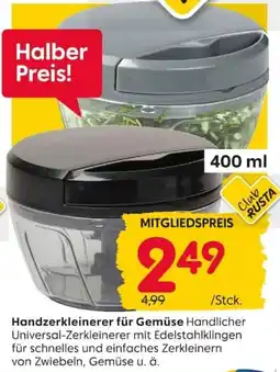 Rusta Handzerkleinerer für Gemüse Angebot