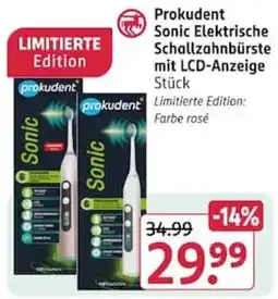 Rossmann Prokudent Sonic Elektrische Schallzahnbürste Angebot