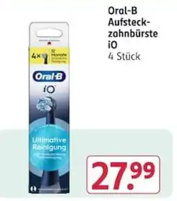 Rossmann Oral-B Aufsteck-zahnbürste iO Angebot