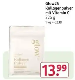 Rossmann Glow25 Kollagenpulver mit Vitamin C Angebot