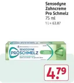 Rossmann Sensodyne Zahncreme Pro Schmelz Angebot